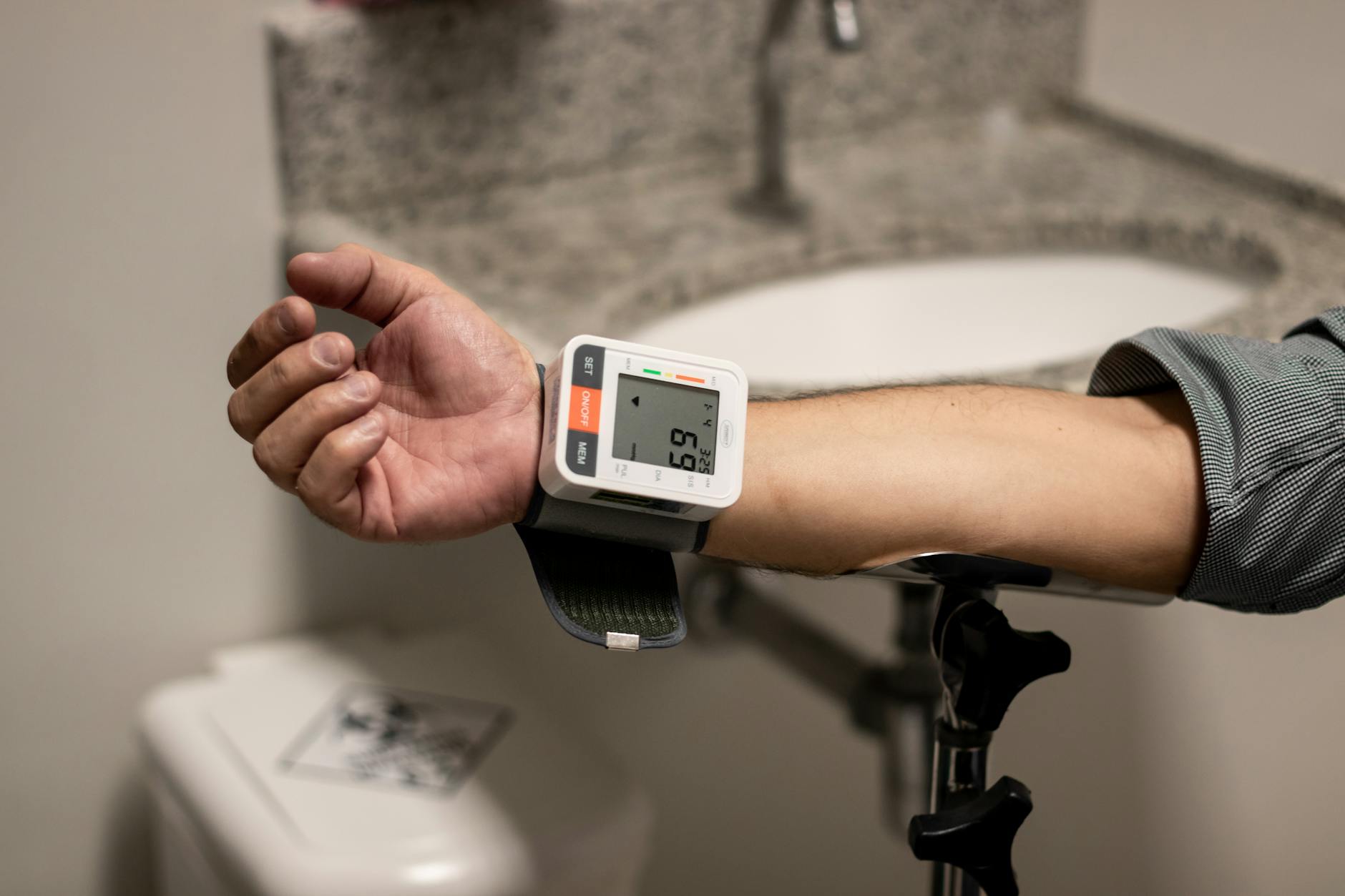 Blood pressure cuff and reading on a digital monitor — baxdrostat Baxfendy aldosterone synthase inhibitor for resistant and uncontrolled hypertension