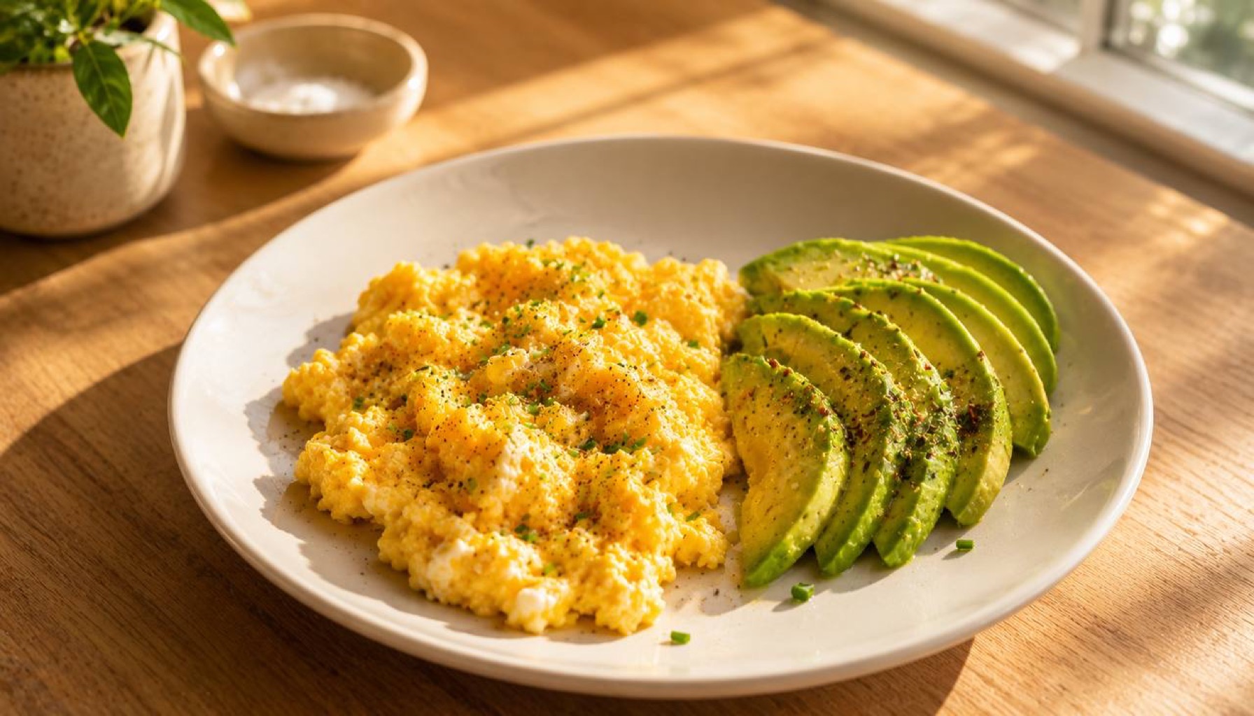Morning meal on a wooden table — meal timing and circadian metabolic health