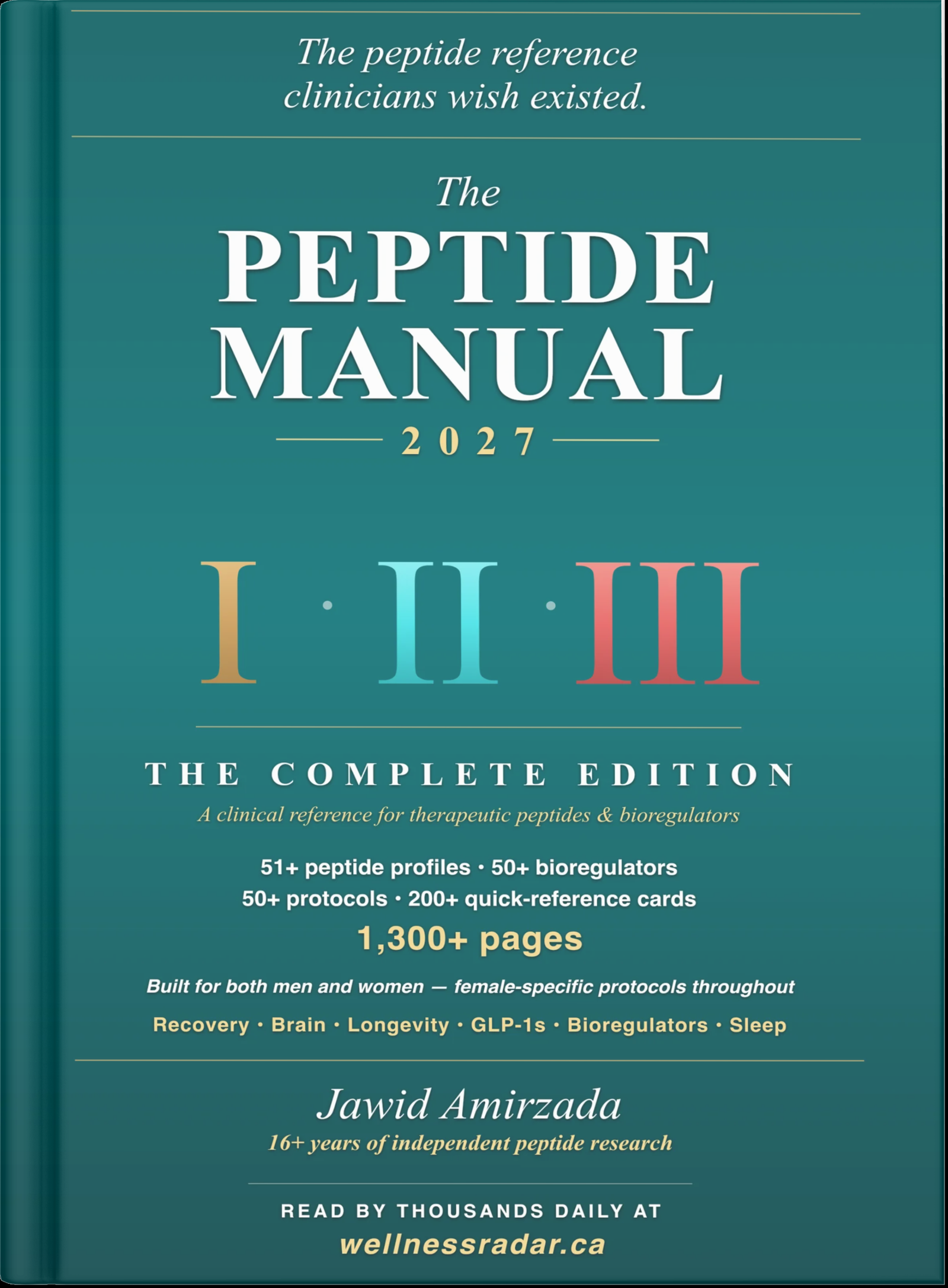 The Peptide Manual 2027 Complete Edition — front cover